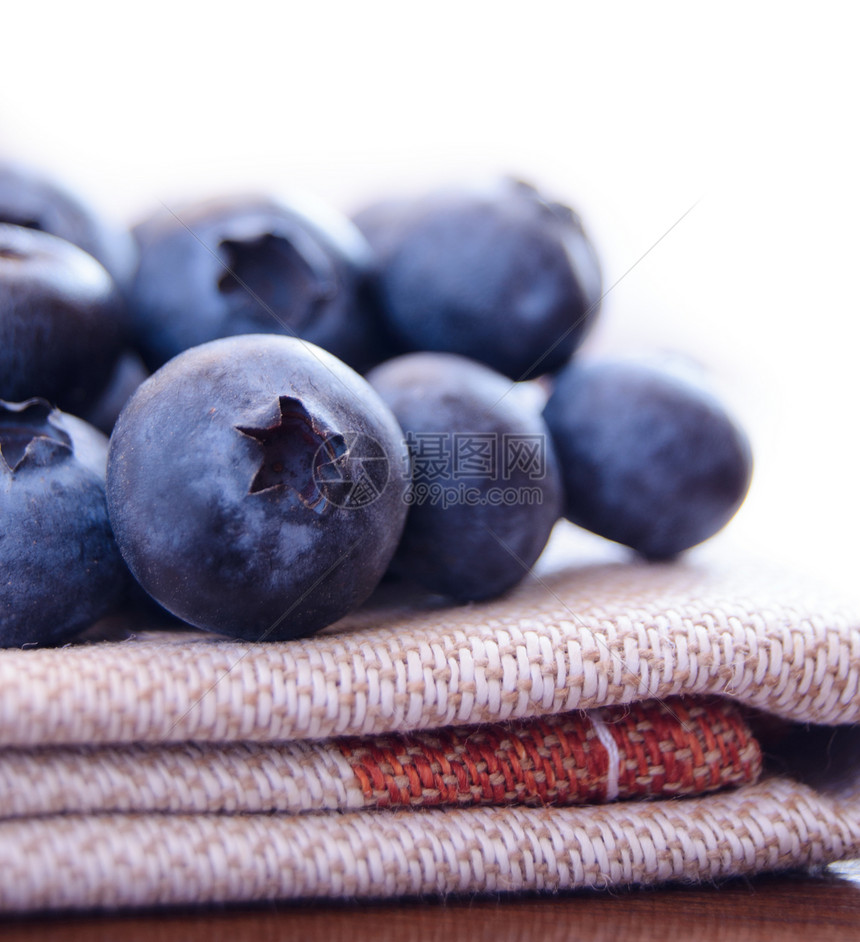 在上的蓝莓图像特写饮食小吃食物餐巾团体营养组织馅饼蓝色纺织品图片