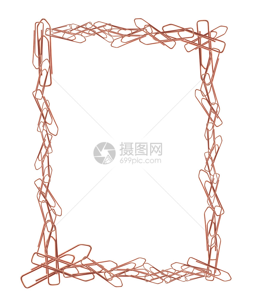 纸张剪贴框架文档紧固件对象金属沟通工具镜框办公边界商业图片