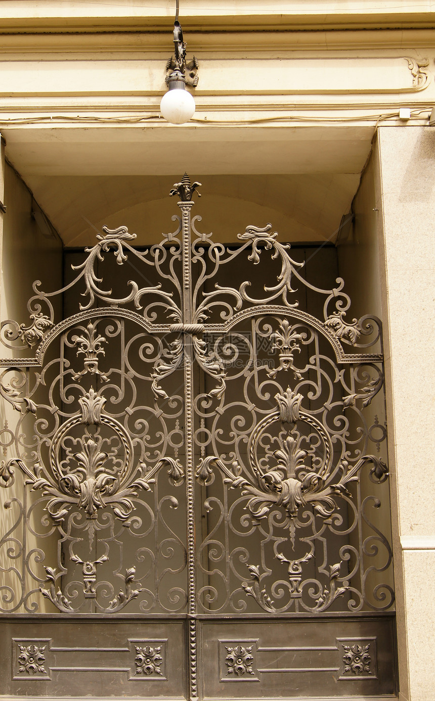 旧门建筑装饰门锁格子首都居住铁匠障碍艺术宽慰图片