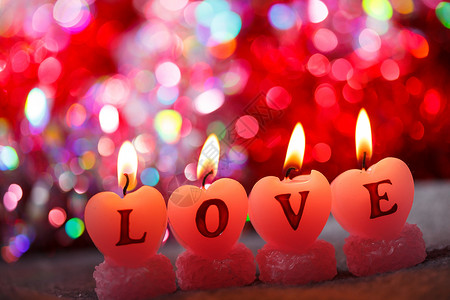 心蜡烛浪漫的蜡烛订婚火焰情感庆典温泉婚姻温暖宏观烛光情怀背景