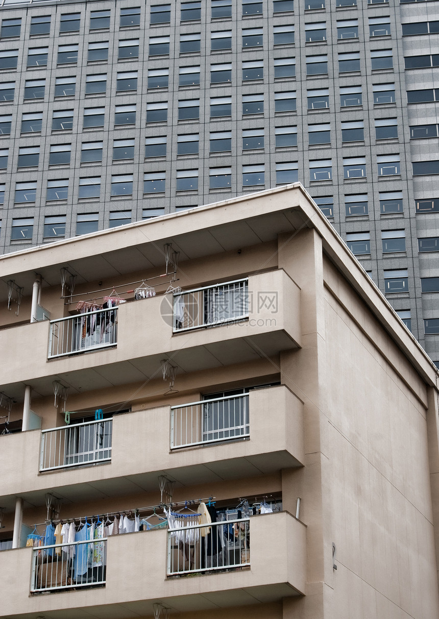 摩天大楼地板建筑城市阳台玻璃商业建筑学衣服水泥图片