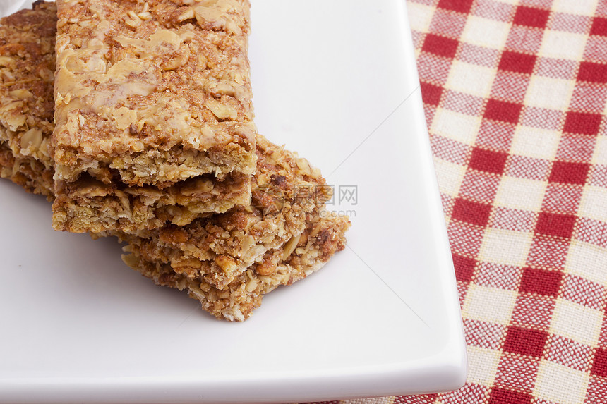 干早餐  Crisp盘子粮食节食早餐活力夫妻维生素饮食饥饿酒吧图片