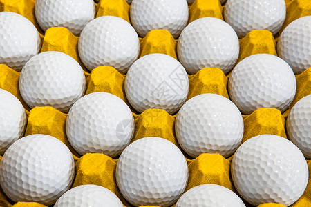 高尔夫球运动黄色静物背景图片