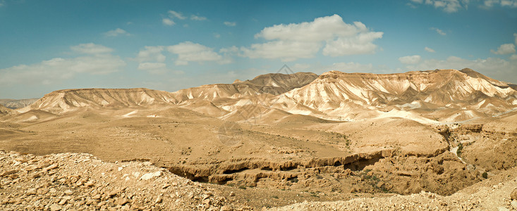 沙漠山脉峡谷背景图片