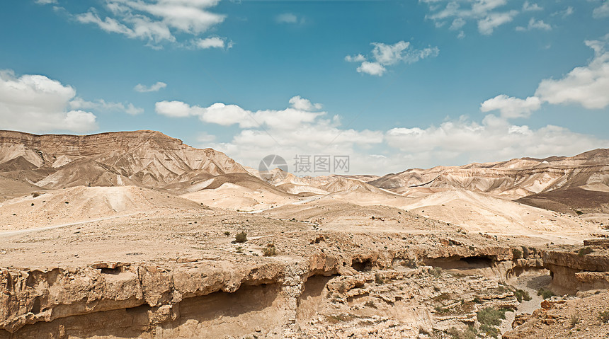 沙漠山脉峡谷图片