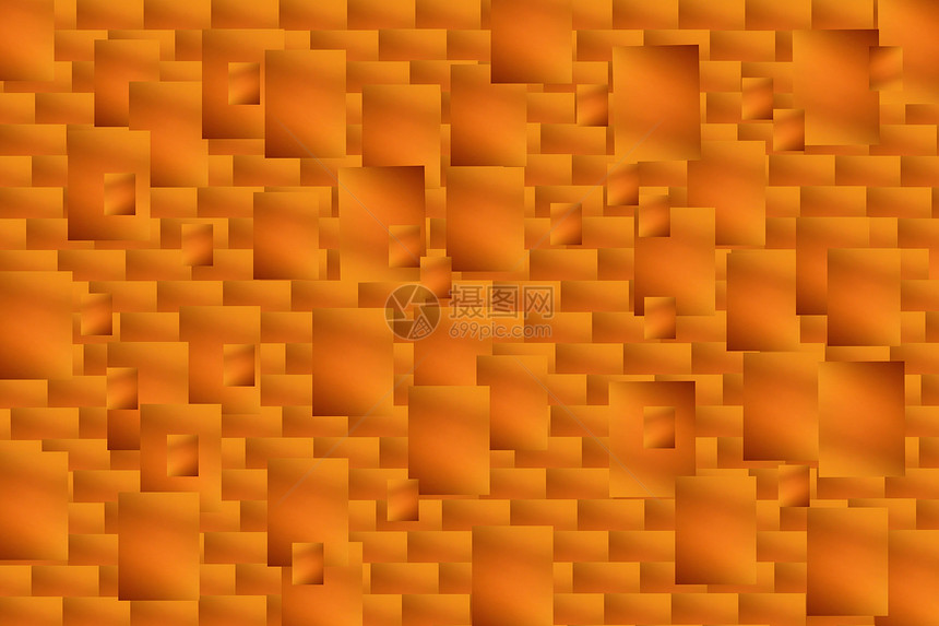 摘要 橙色棕色马赛克背景橙子条纹数字数字化技术框架插图图像横幅墙纸图片