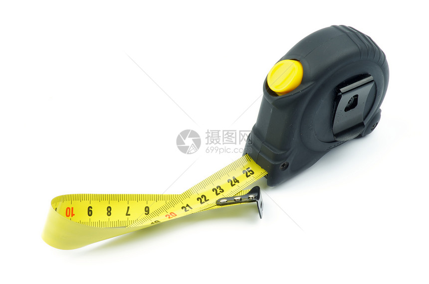 测量磁带工作手工具黄色密码按钮积分仪器数字工具卷尺图片