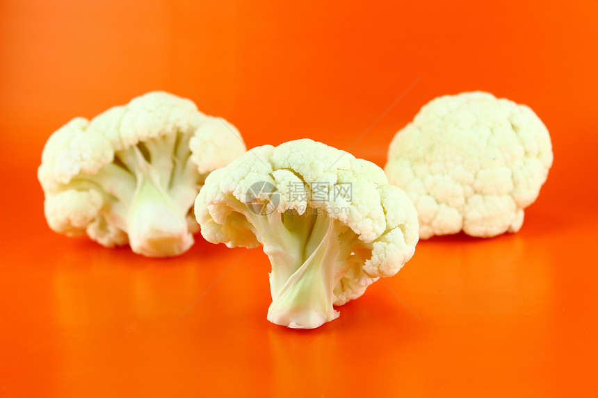 新鲜椰菜花农业饮食蔬菜菜花十字义者绿色营养白色芸苔图片