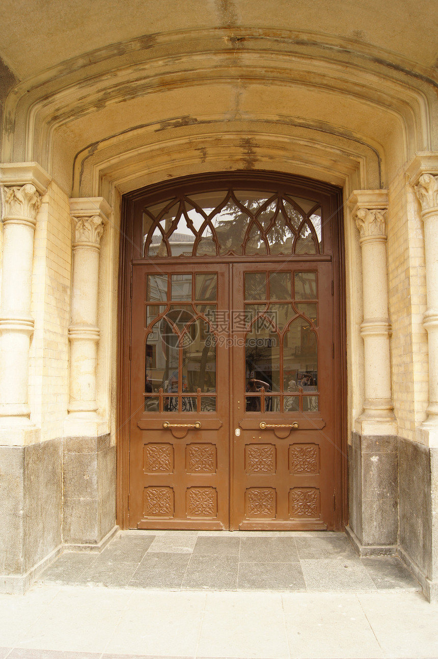 旧门建筑装饰平反居住格子警戒线门锁栅栏建筑学障碍图片