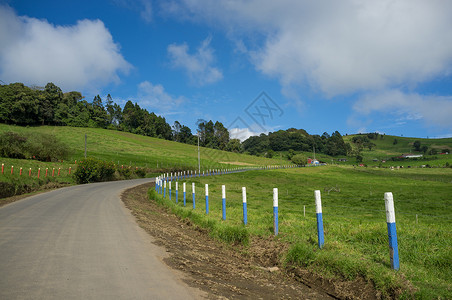 哥斯达黎加山地公路高清图片