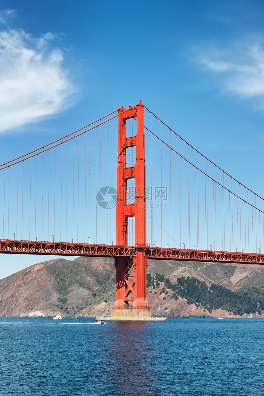 红桥金属旅行纪念碑历史性岬角地标吸引力双胞胎天空蓝色图片