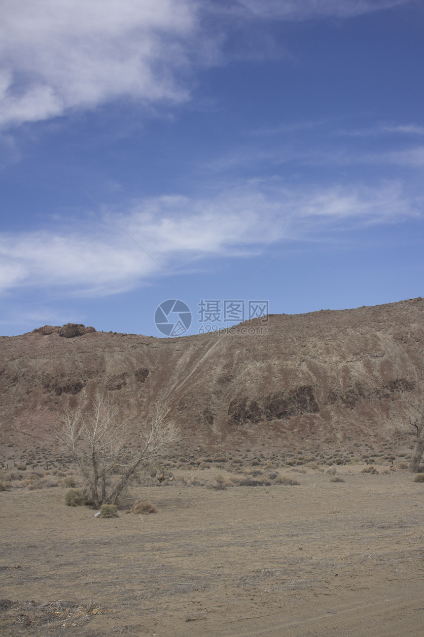 蓝天的沙漠山峡谷旅行国家石头内盖夫岩石环境荒野旅游丘陵图片