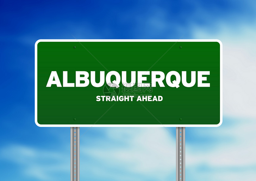 阿尔布开克 新墨西哥州公路标志图片