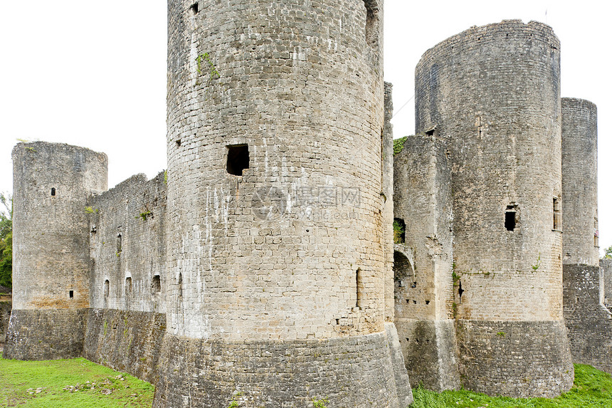 法国阿城堡建筑历史性废墟景点外观位置旅行城堡世界历史图片