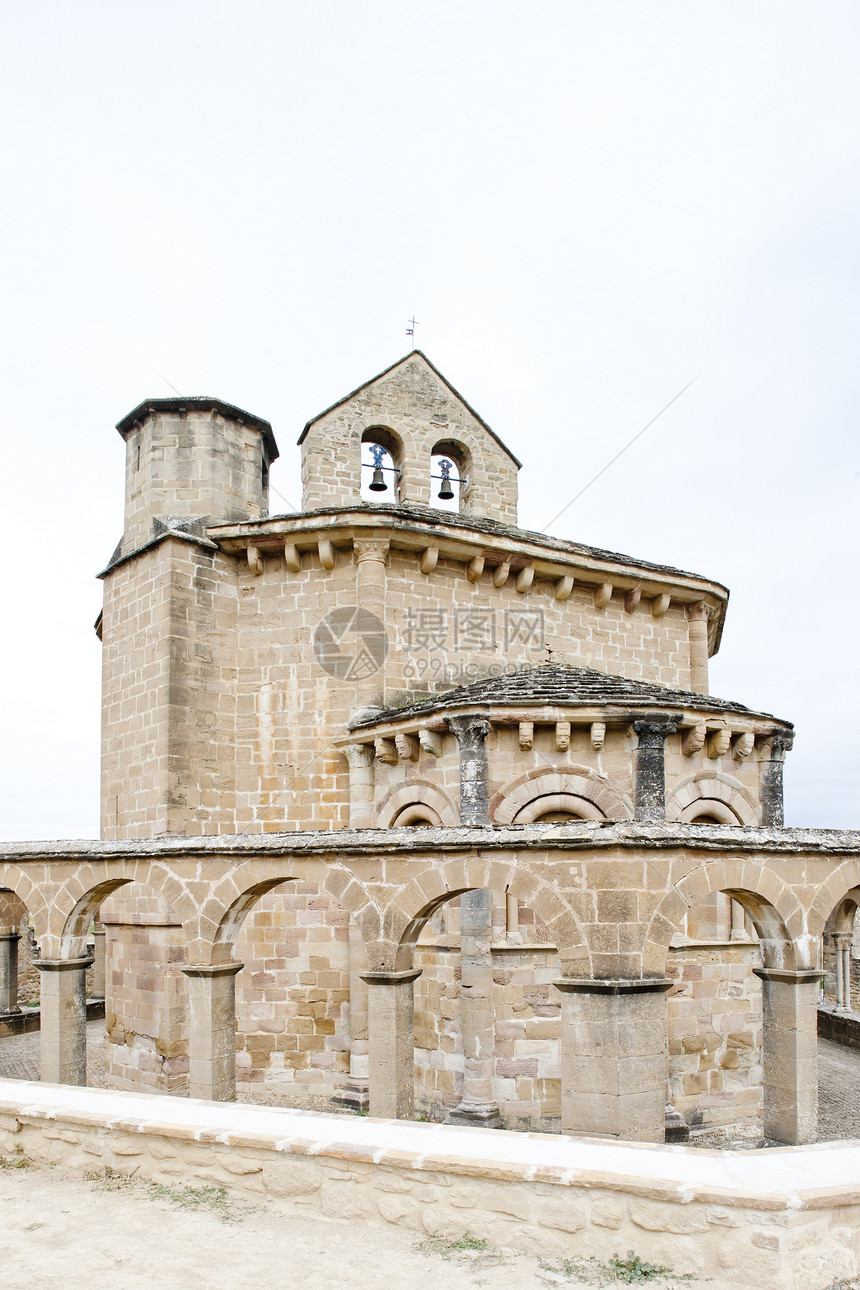 恩奈特圣玛丽教堂 通往圣地亚哥德孔波斯特拉之路景点教会外观历史性建筑历史世界旅行建筑学位置图片