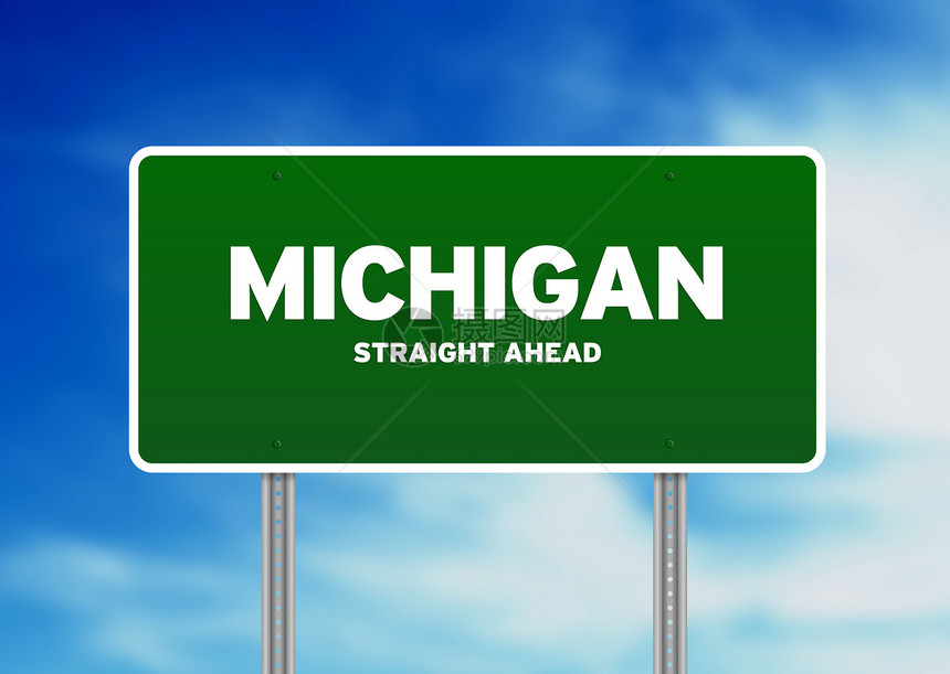 密歇根州高速公路标志图片
