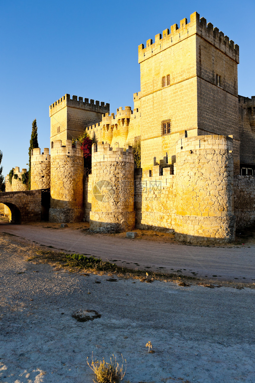 西班牙安普迪亚 卡斯蒂利亚和里昂地标景点壁垒历史性位置旅行建筑历史外观城堡图片