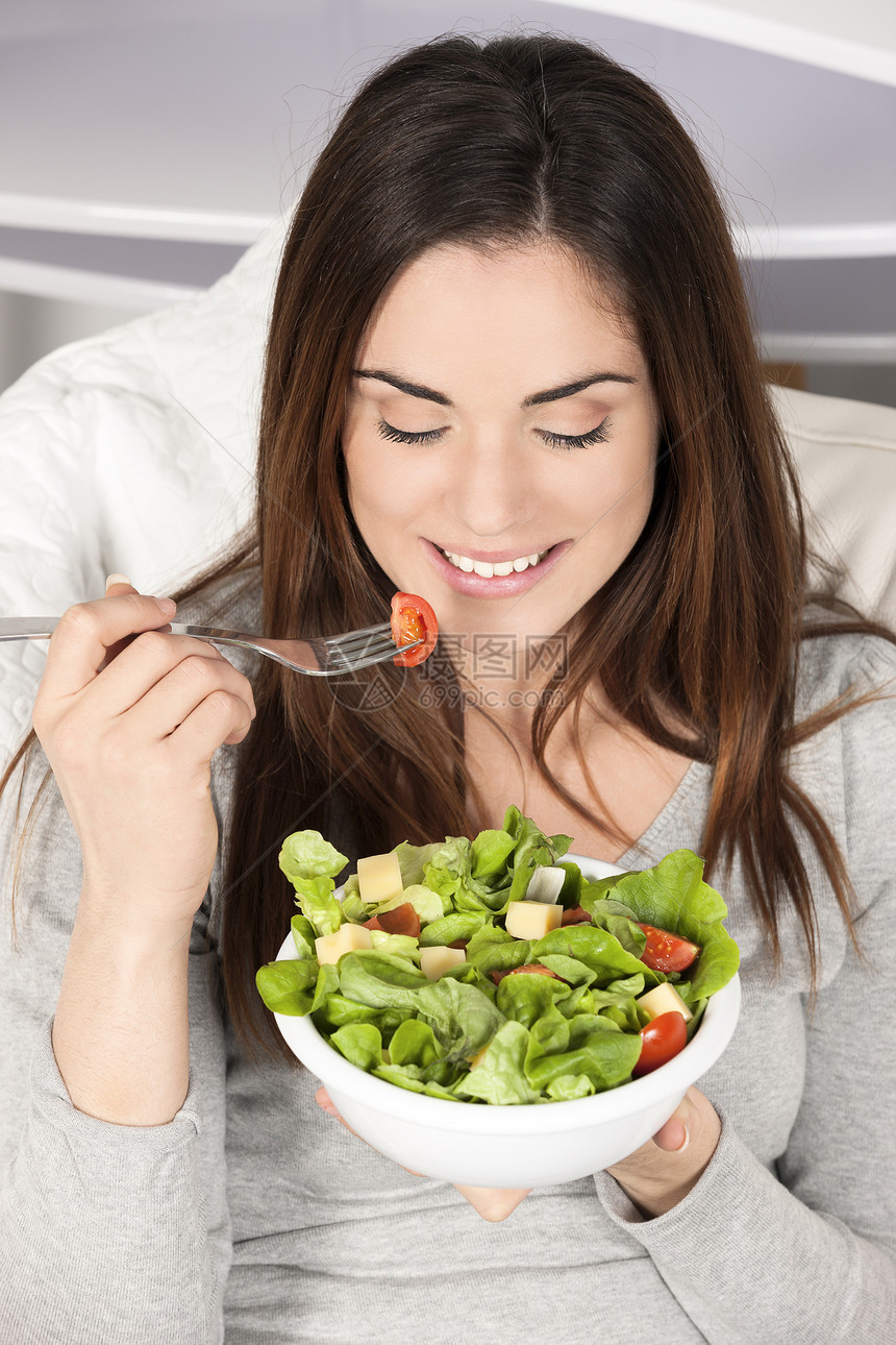健康食品幸福喜悦女性午餐营养食物养分早餐福利蔬菜图片