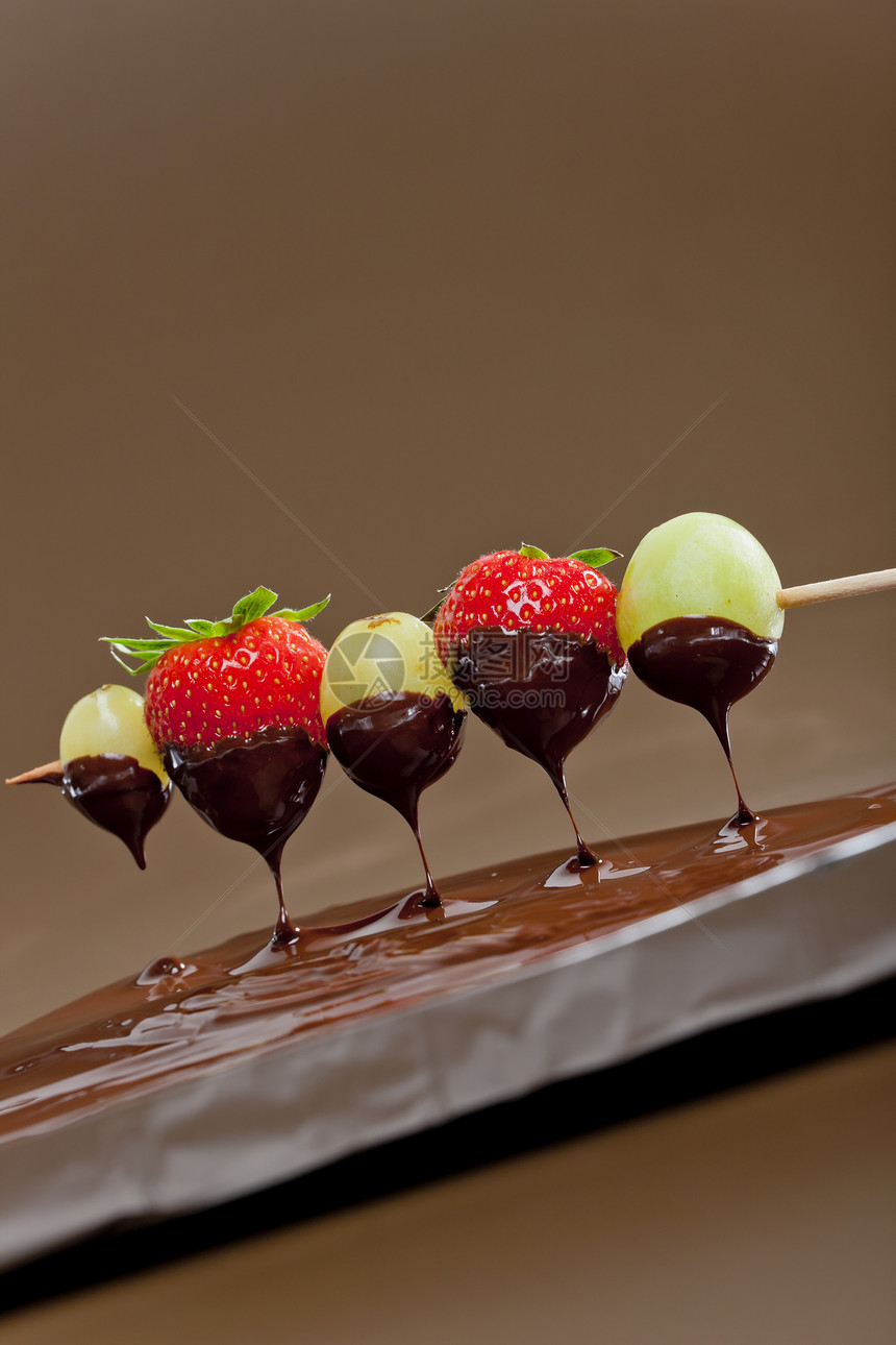 巧克力甜点营养食物水果棕色诱惑静物火锅图片
