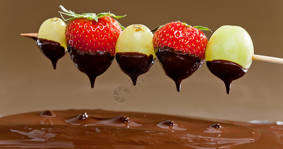 巧克力甜点食物诱惑火锅静物营养水果棕色背景图片