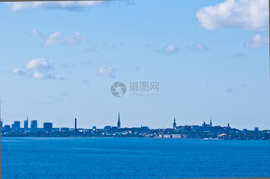 塔林景观风景天际历史性建筑学海岸线教会旅行城市首都图片