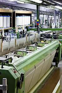 纺织机机械工厂布机纺织生产工业机器机械化纺织品制造业背景图片