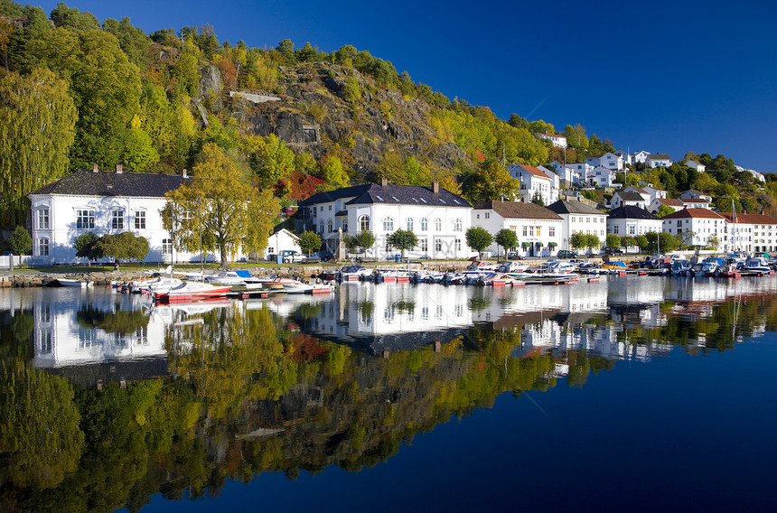 挪威里索港旅行反射房子建筑学位置市政房屋城市建筑外观图片