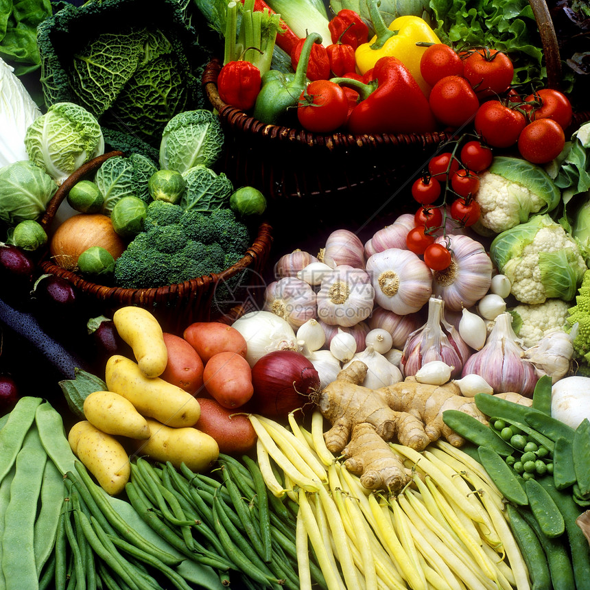 蔬菜保留寿命食物内饰食品图片