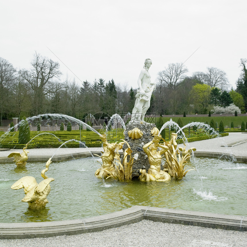 荷兰阿佩尔多恩附近城堡宫殿花园景点位置喷泉世界历史园艺旅行厕所外观历史性图片