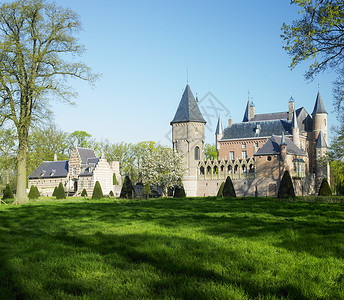 希斯韦克城堡欧洲历史的高清图片