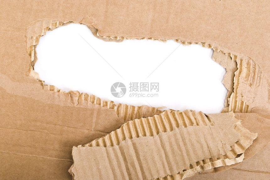 更改的纸板边框风化包装折痕空白卡片边缘白色皱纹乐队棕色图片