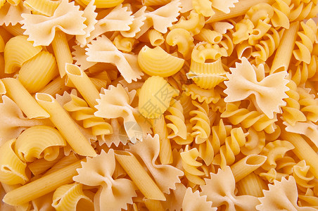 意大利面美食民族文化面条螺旋白色午餐食物烹饪背景图片
