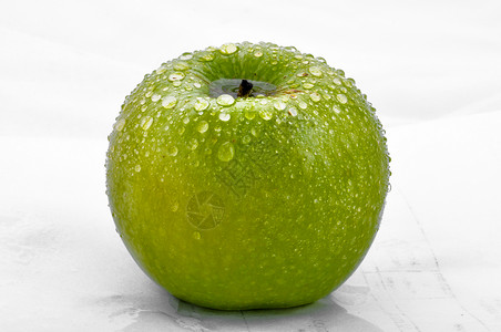绿苹果绿色水果背景背景图片