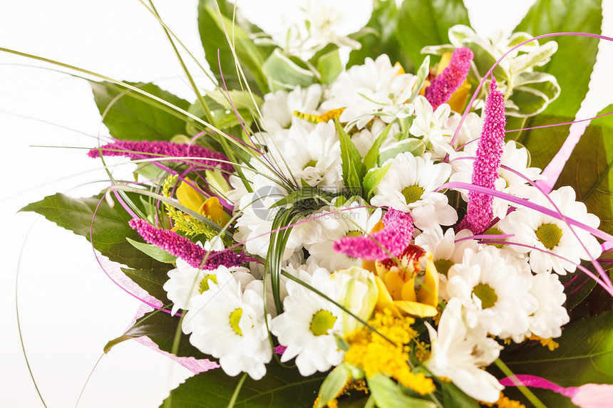 漂亮的鲜花百合妈妈叶子花瓣植物群雏菊母亲兰花婚礼菊花图片