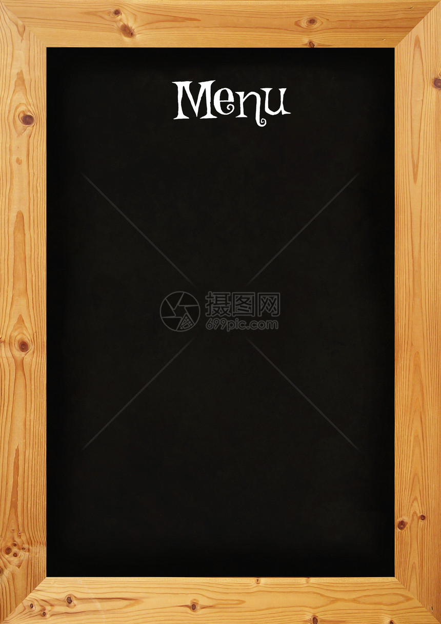 菜单餐厅黑板黑色食物木头广告牌午餐早餐框架美食公告图片