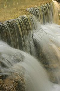 小型瀑瀑的详情流动背景图片