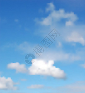 夏月天空蓝色插图气象天气背景图片