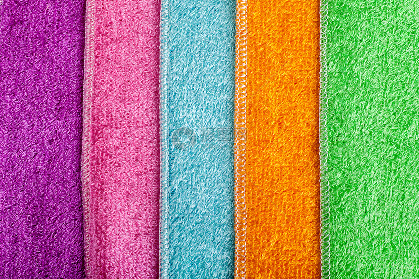 清洁抹布拇指打扫蓝色擦洗橙子纺织品生活卫生绿色羊毛图片