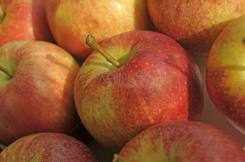苹果小吃纤维收成红色食物饮食熟食图片