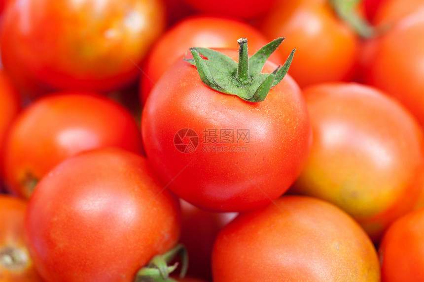 红色成熟西红柿背景图片