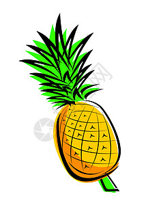 菠萝设计背景图片