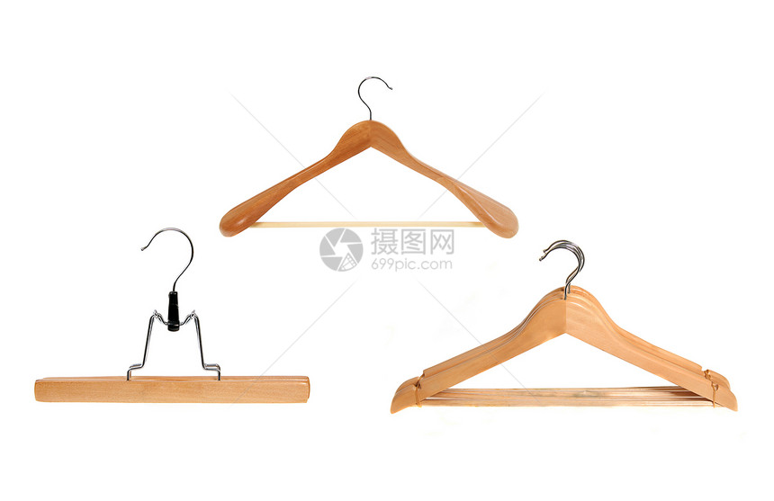 木制衣服衣架壁橱金属衬衫市场贮存木头零售家庭外套配饰图片