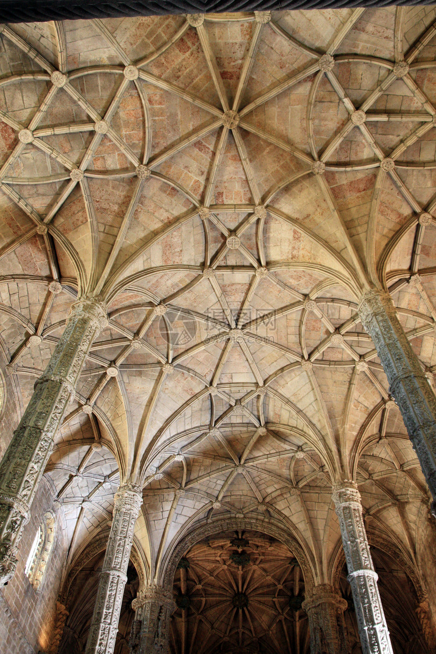 耶罗尼莫斯修道院大厅教会指令历史性建筑崇拜地标旅游宗教天花板图片