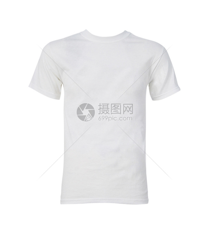 孤立的白白T恤衫裙子衬衫纺织品空白运动棉布广告零售店铺男人图片