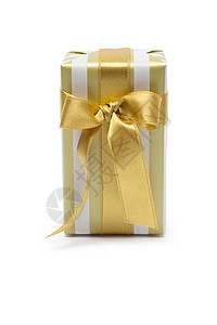 红绿双色礼物盒金色双色的礼物盒 配有金色的带和弓 在白色背景上隔绝生日金子婚礼周年正方形庆典零售纪念日纸板包装背景