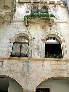 克罗地亚Trogir建筑学建筑石头高清图片