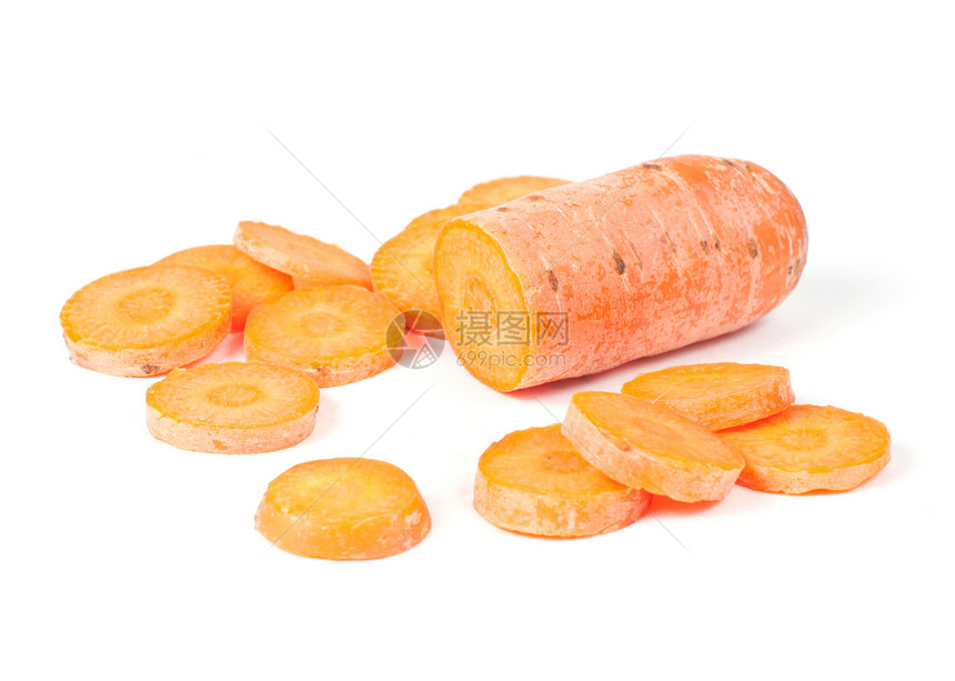 胡萝卜和切片收成饮食白色蔬菜植物黄色沙拉烹饪生产团体图片