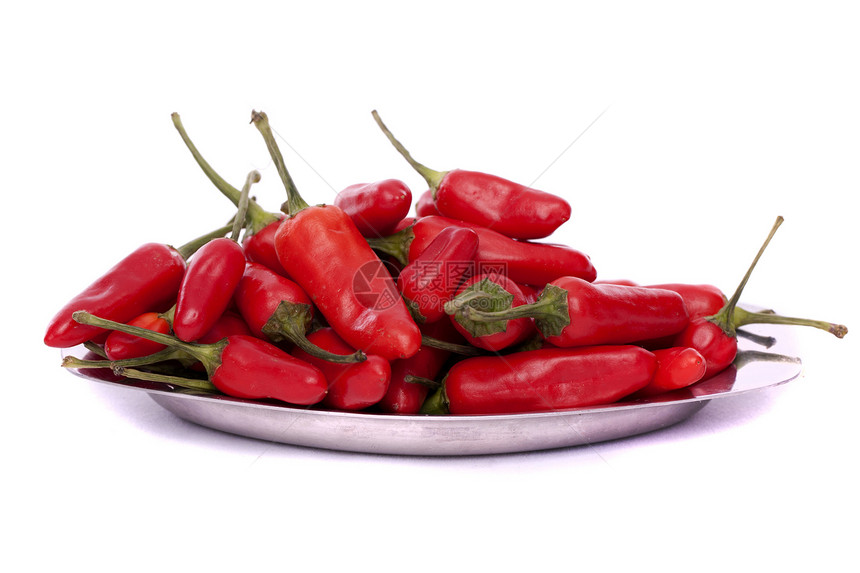 一堆红辣椒辣椒味道厨房水果美食宏观团体食物胡椒白色香料图片