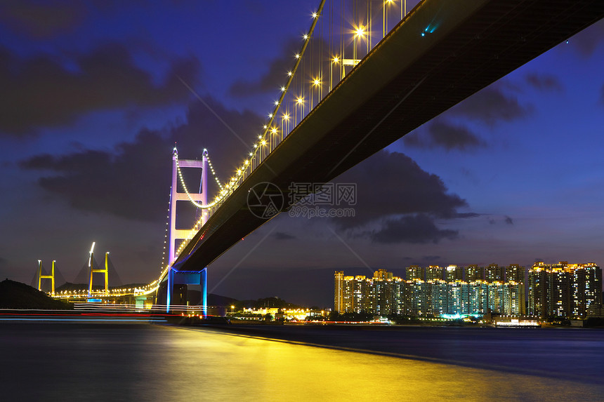 香港清马桥旅行天空车辆辉光建筑蓝色运动运输城市海洋图片