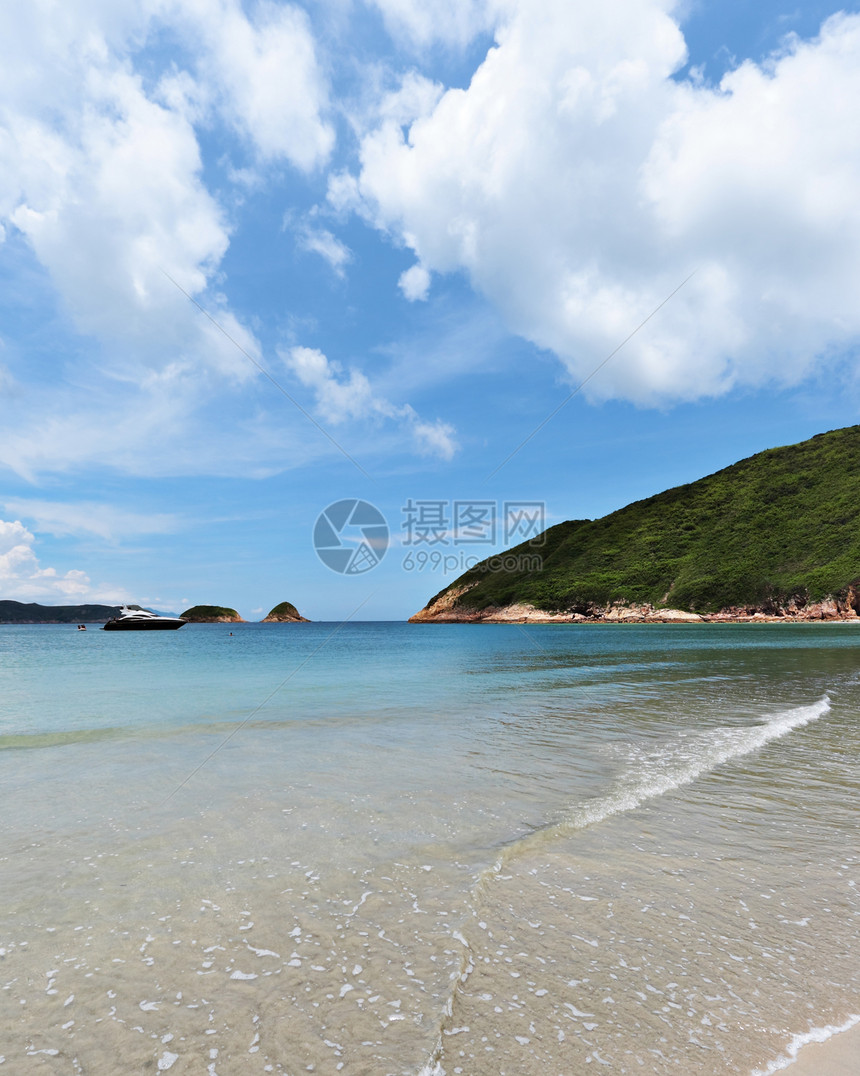 香港赛湾海滩海洋海岸天空蓝色场景旅游假期冲浪功夫天气图片
